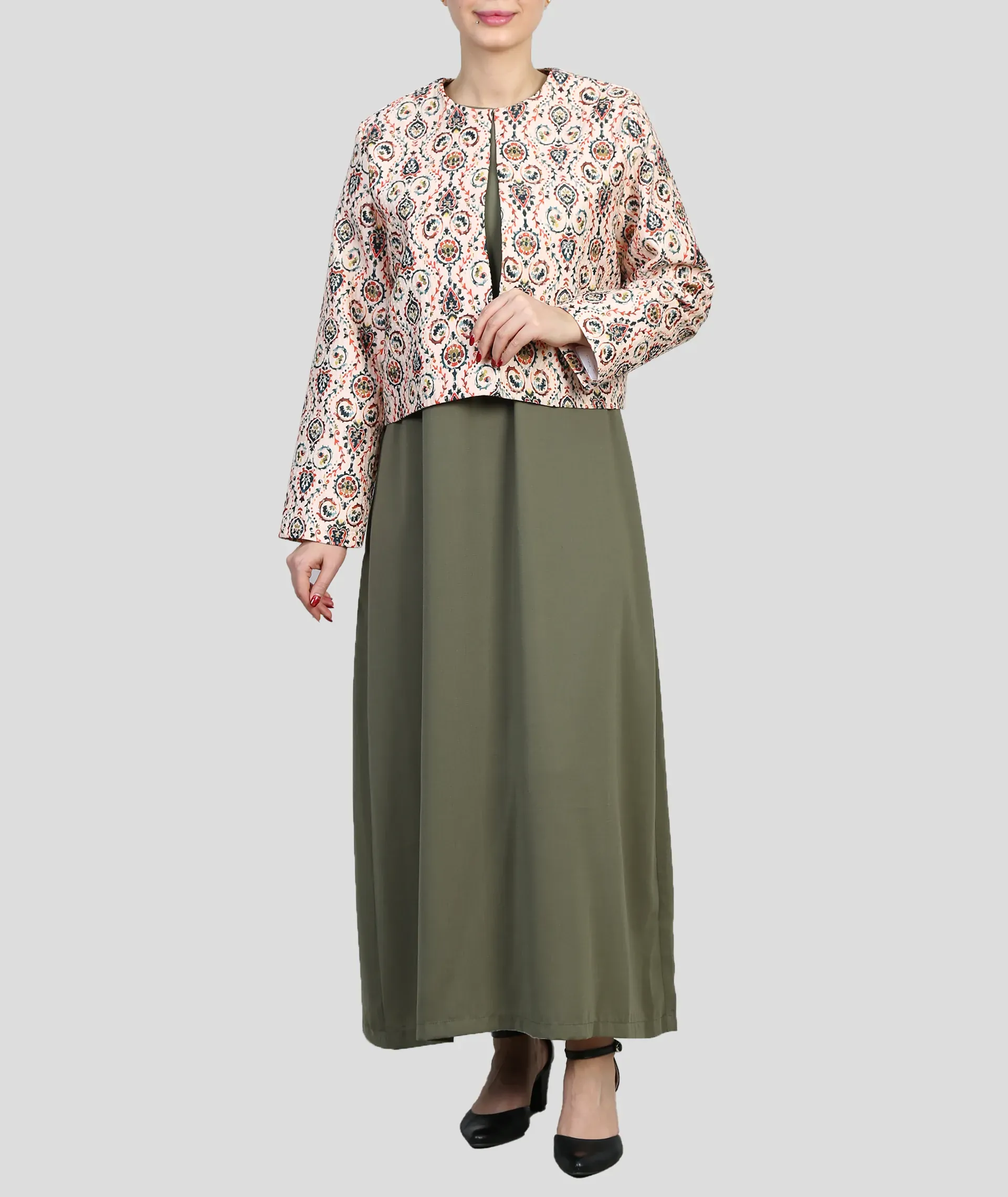 کت سارافون لینن ترنج